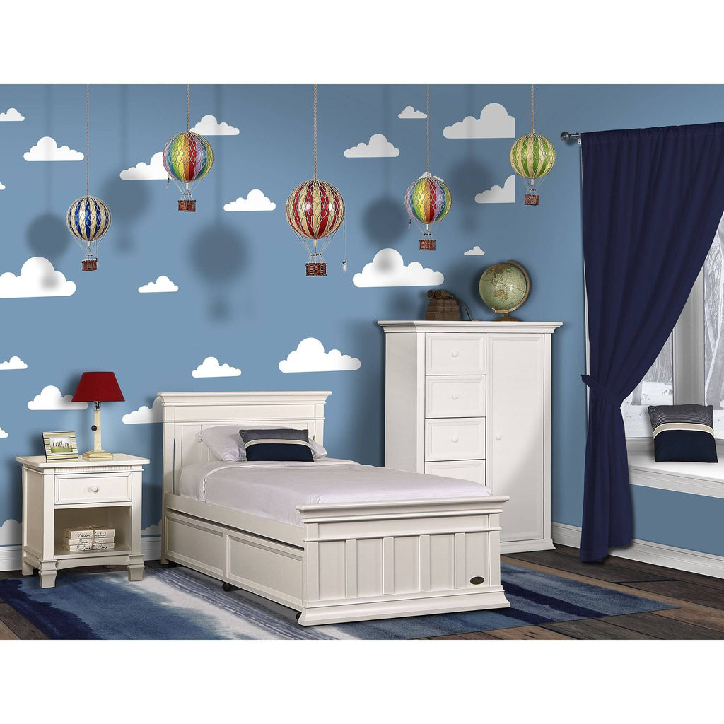 Twin Bed and Bed Rail Q887997