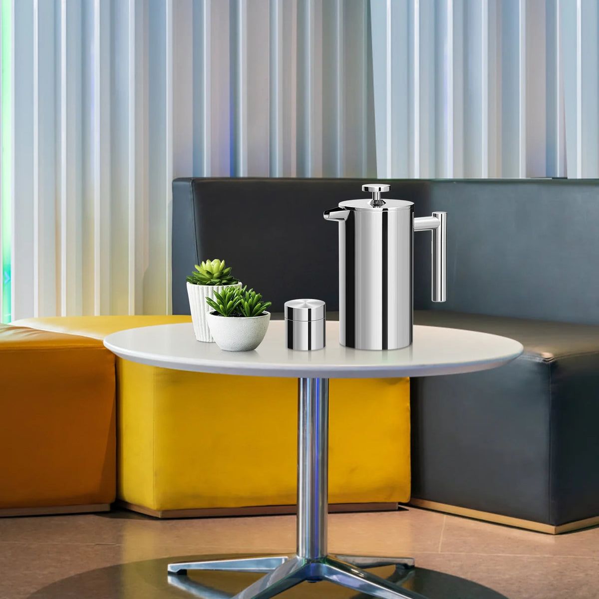 Stainless Steel French Press Coffee Maker T4272
