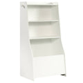 Soft White 3-Shelf Kids Bookcase C400