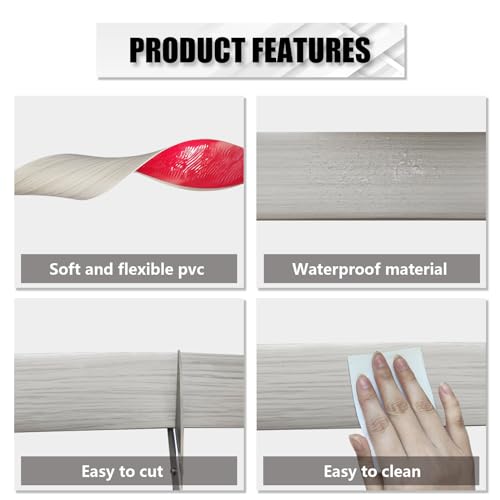 Brown Wood Grain Self Adhesive Vinyl Floor Transition Strip G965