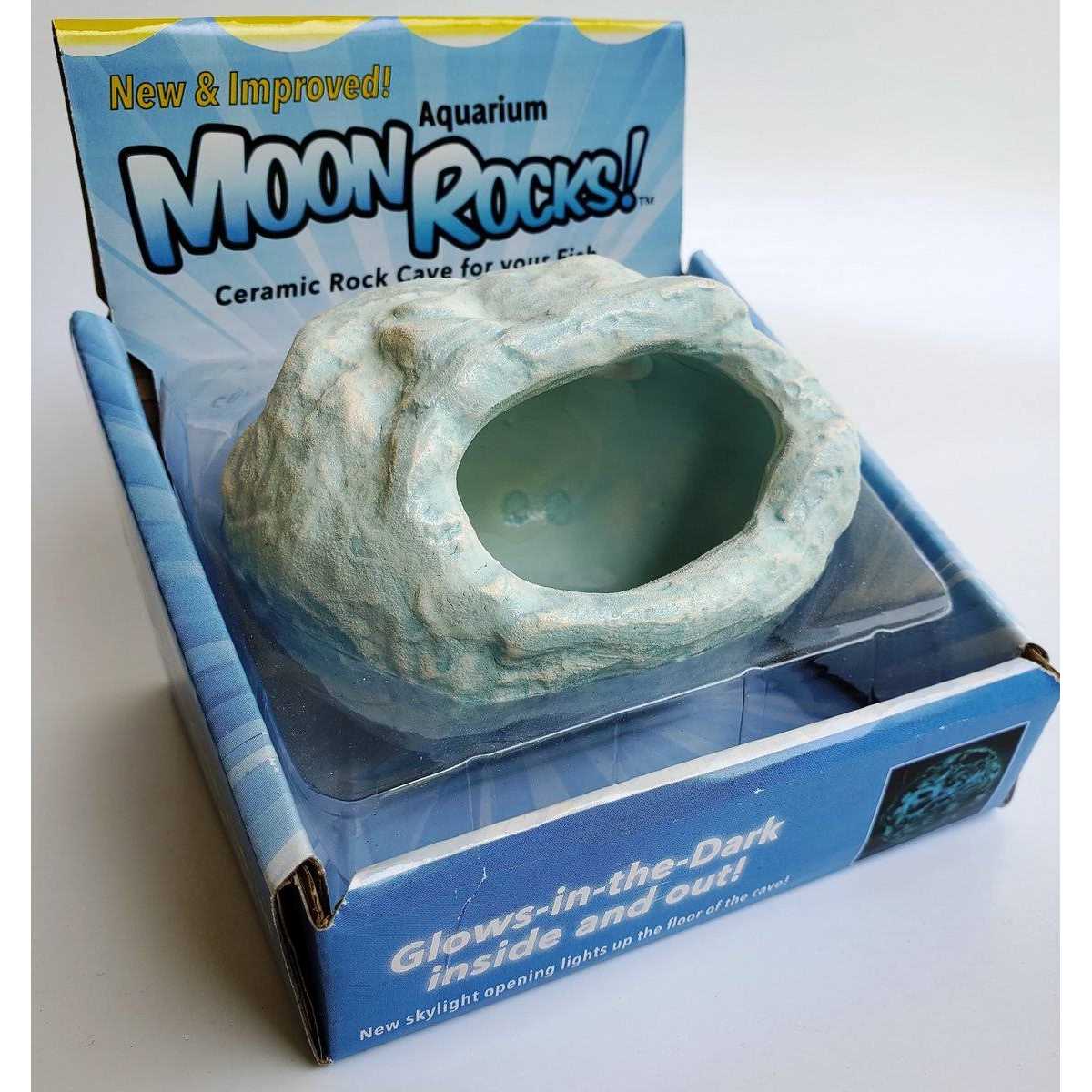 Glow-in-the-Dark Ceramic Aquarium Cave I809