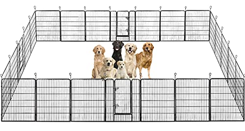 40 inch 16 Panels Metal Dog Playpen D605