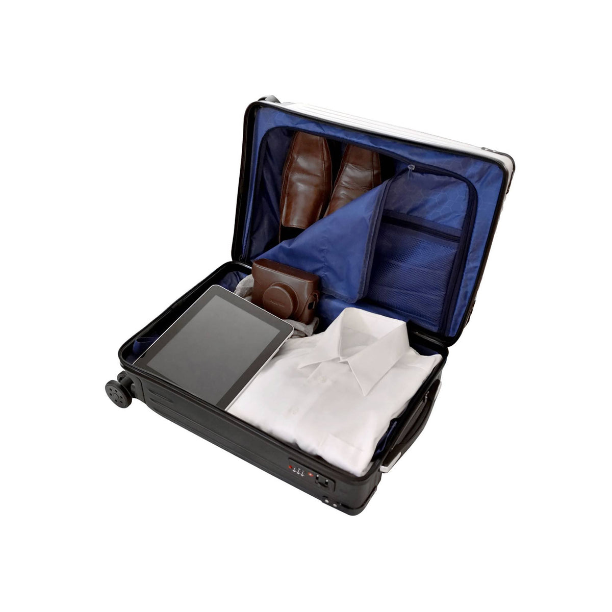 White Carry on Suitcase X940