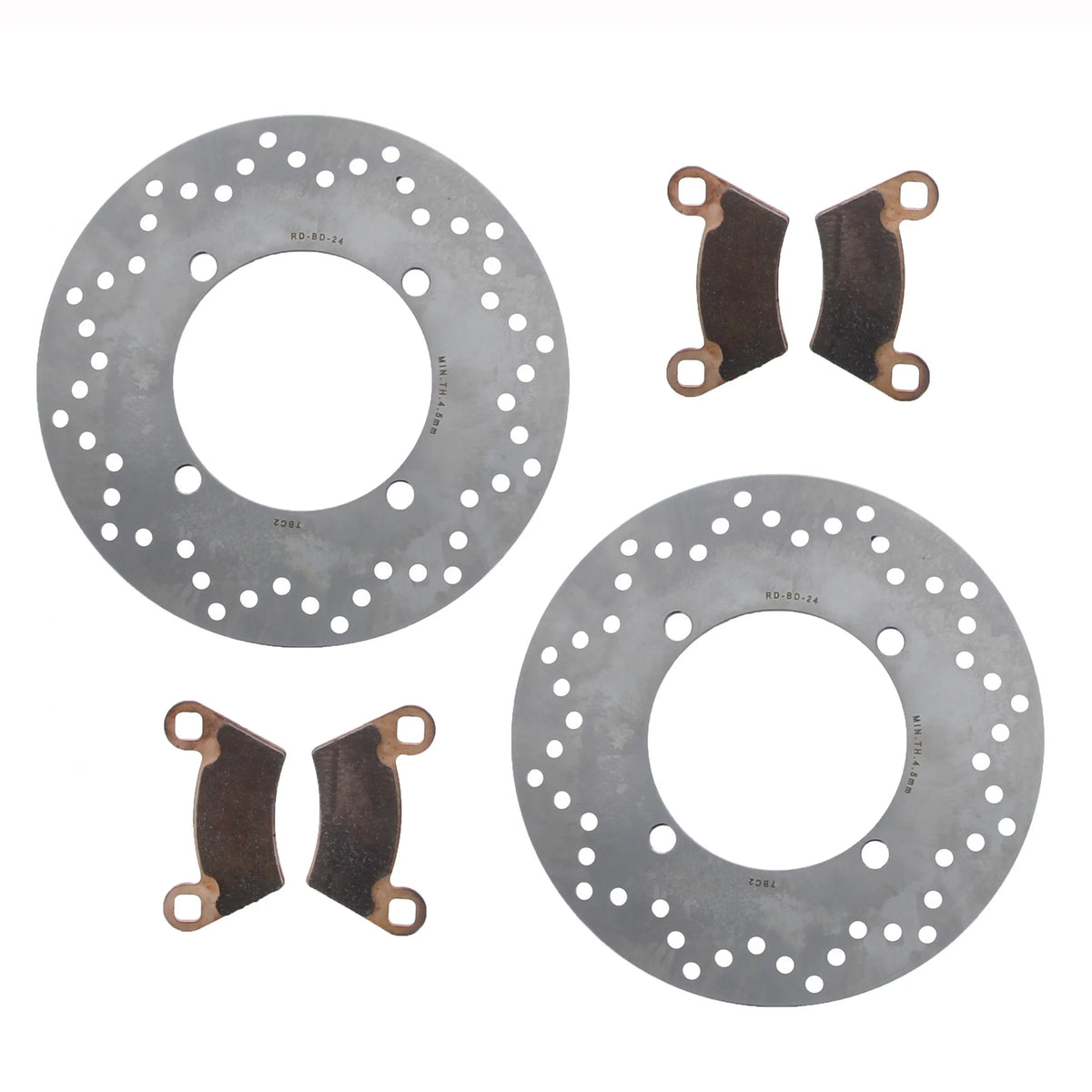 Polaris Ranger 570 Mid Size EPS Rear Brake Rotors and Brake Pads K139