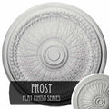 27x22OD x 2 1/2x22P Ceiling Medallion, Hand-Painted Frost K361868