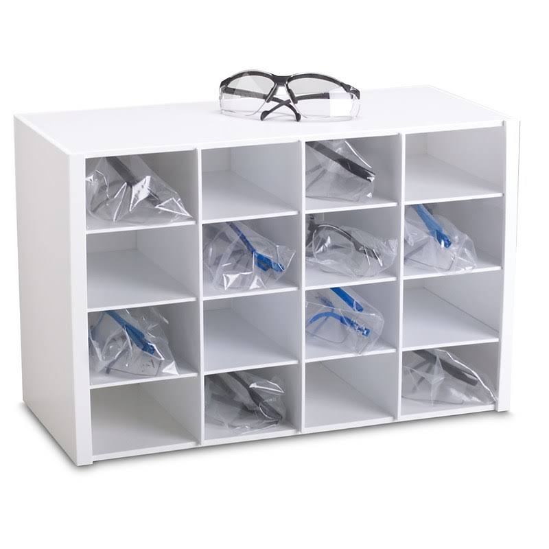 16 Compartment Safety Glasses Holder K282