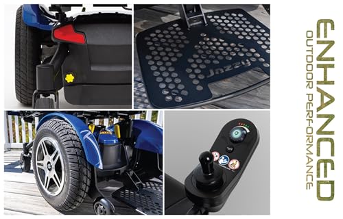 Red 22" x 20" Power Wheelchair with 450 Lbs. Weight Capacity P4475