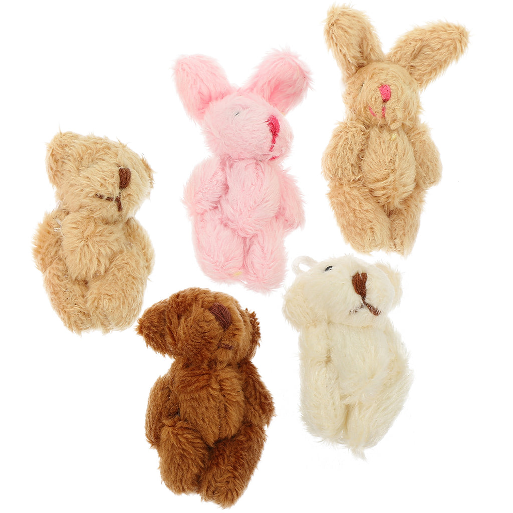 20 Pcs Doll House Miniature Rabbit Cake Decoration Toys T25255
