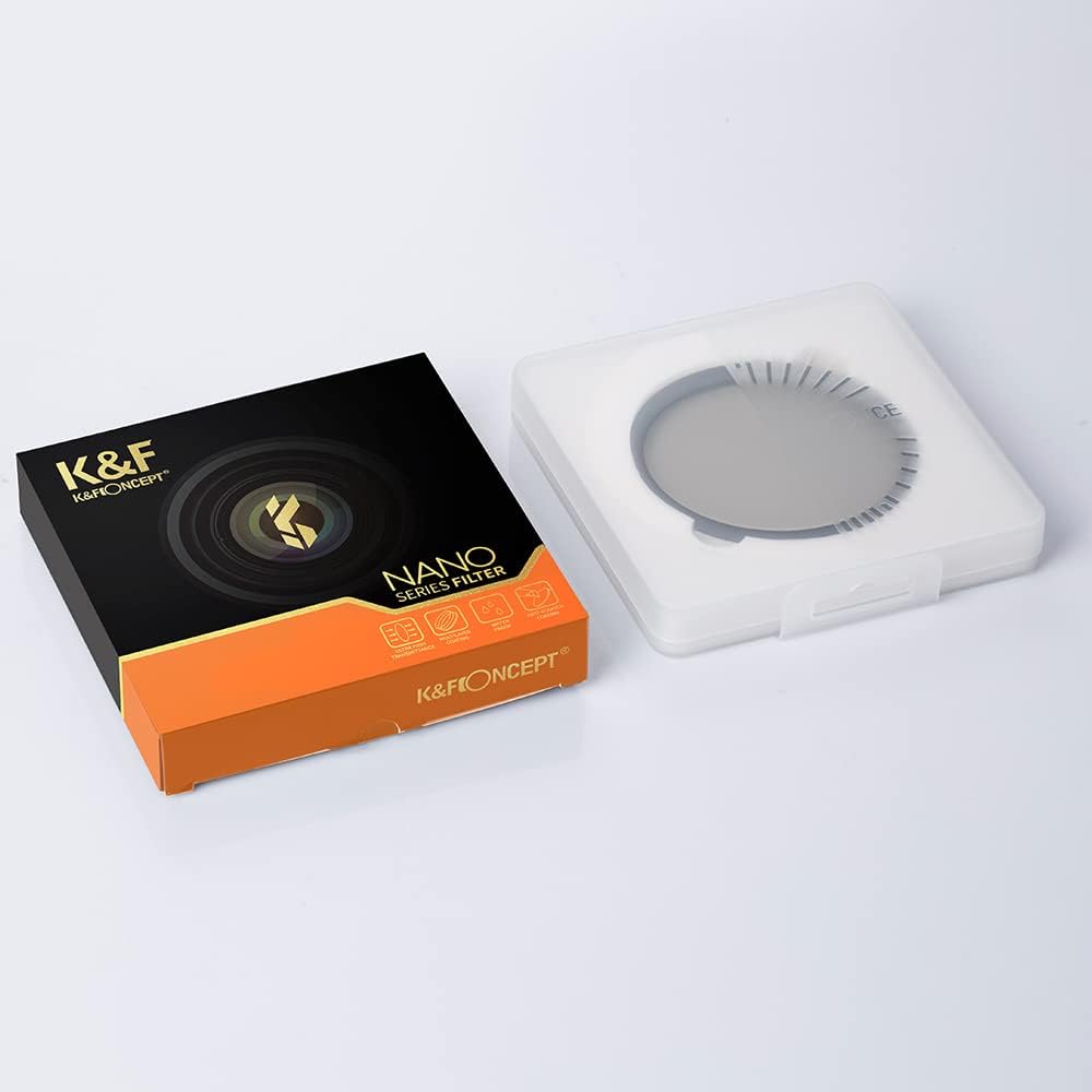 55mm Variable ND Filter ND2-ND32 Optical Glass with Microfiber Cleaning Cloth X496262