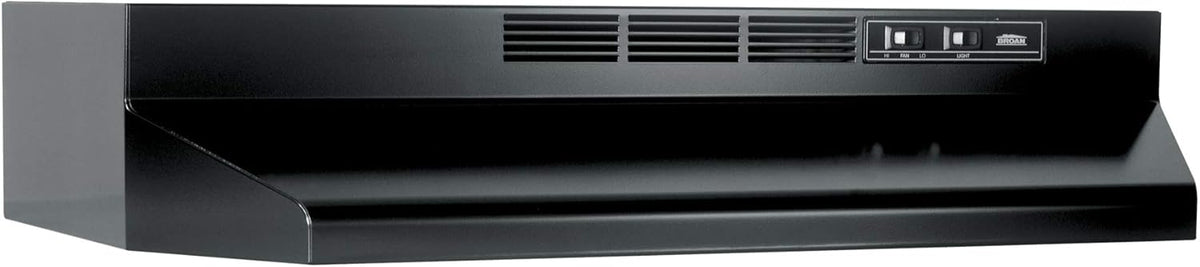 Black Ductless Range Hood Insert with Light A5765