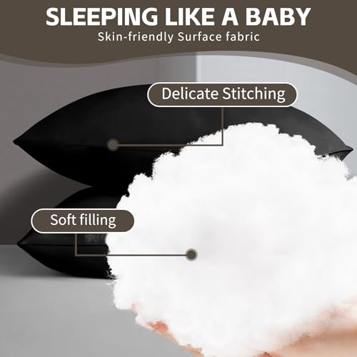 King Size Cooling Microfiber Pillows Set of 4 F670359