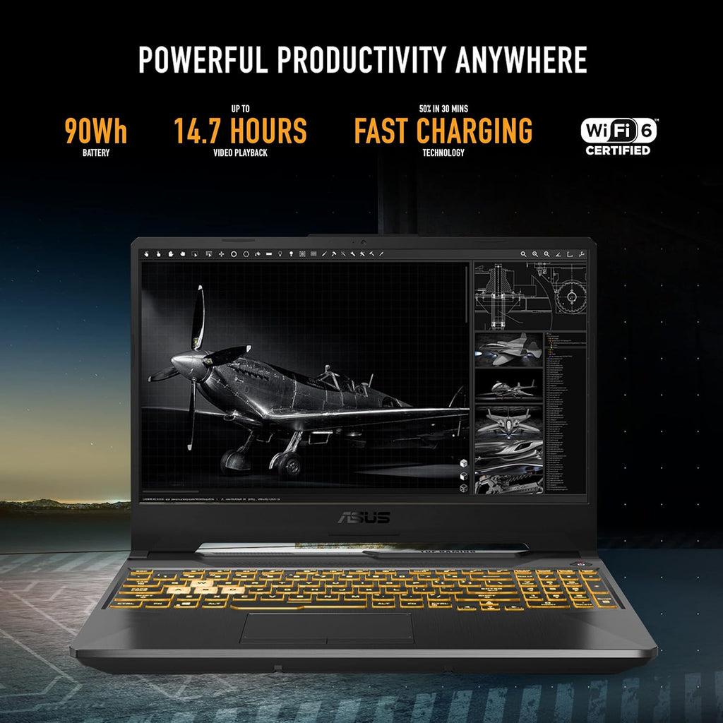 15.6-inch 144Hz Gaming Laptop, Intel Core i5-10300H, GeForce GTX 1650, 8GB DDR4 RAM, 512GB PCIe SSD, Windows 11 Home F146868