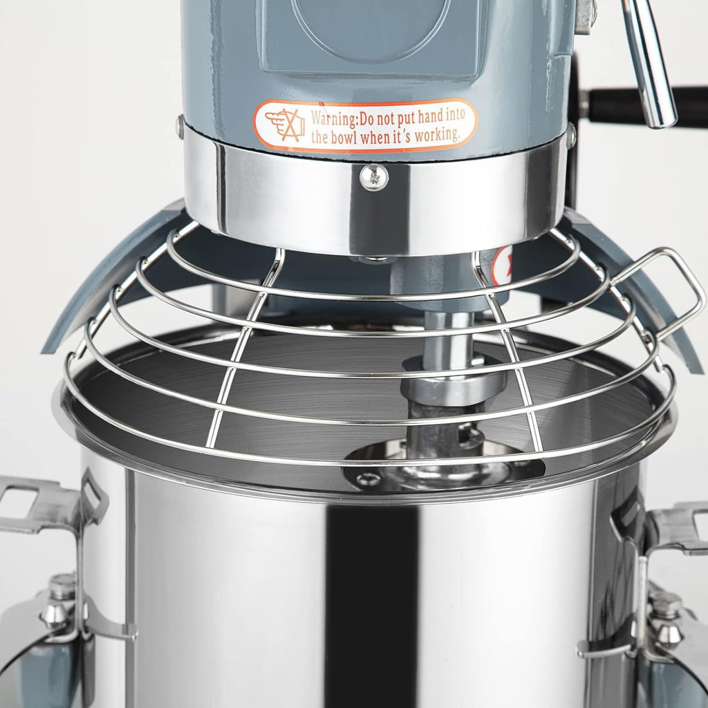 15Qt Stainless Steel Bowl Food Mixer with 3 Speeds B274