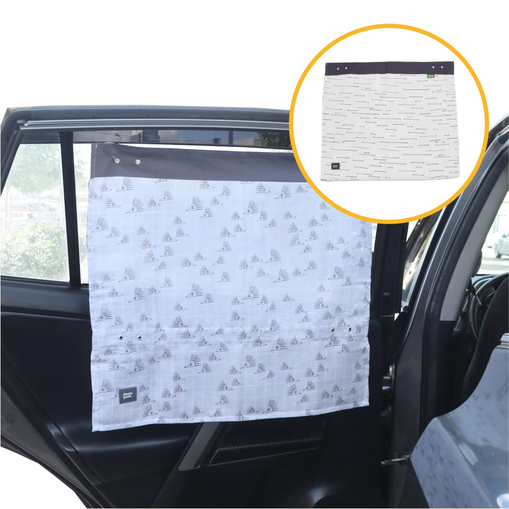 Baby Window Shades for Car, Grey Hedgehogs Pack of 2 Y481