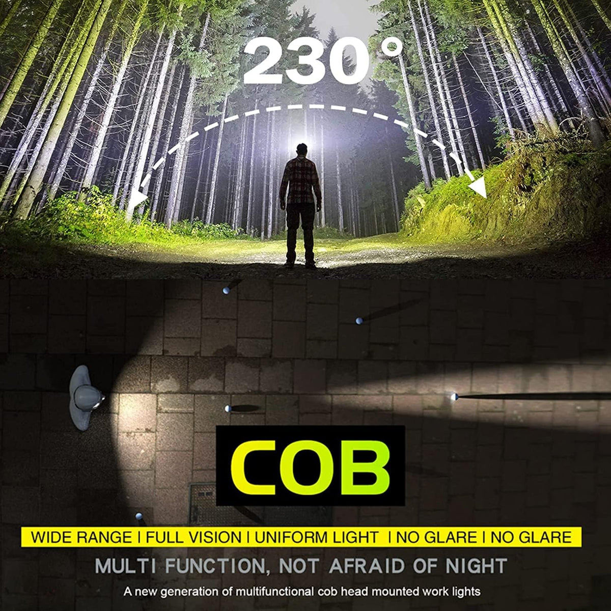 Rechargeable LED Headlamps 2-Pack 350 Lumens W9045