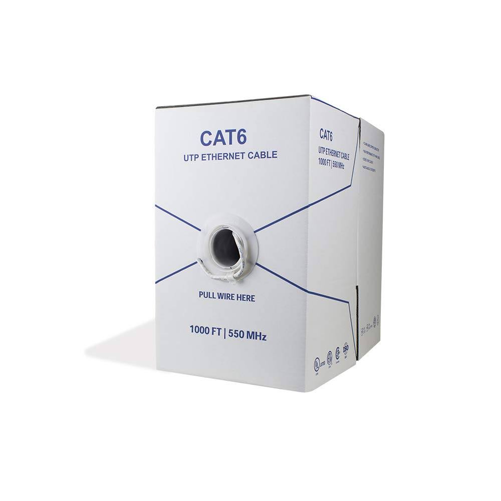 Cat6 Riser 1000ft 23AWG Bare Copper UTP W74074