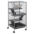 Small Animal Cage with 4 Platforms and Removable Tray Q49680