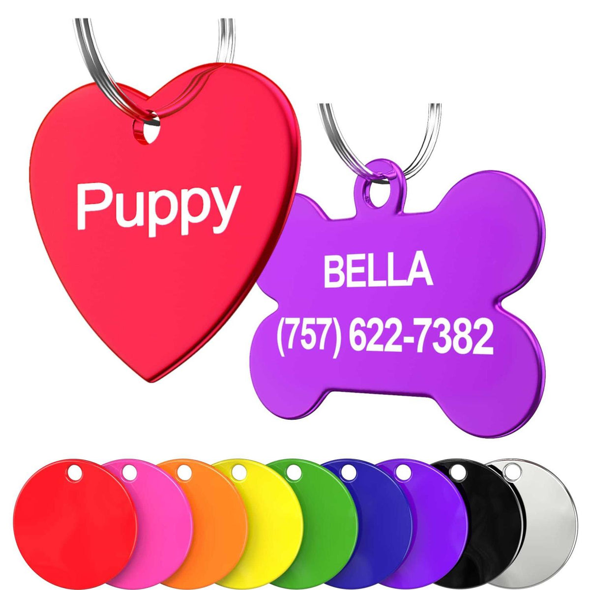 Custom Pet ID Tag for Dog Cat H832066