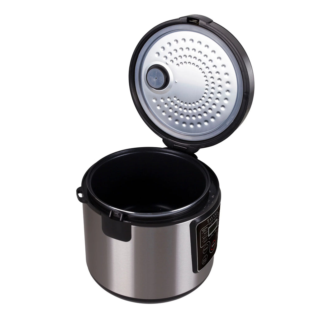 20-Cup Stainless Steel Digital Rice Cooker & Food Steamer Q319004