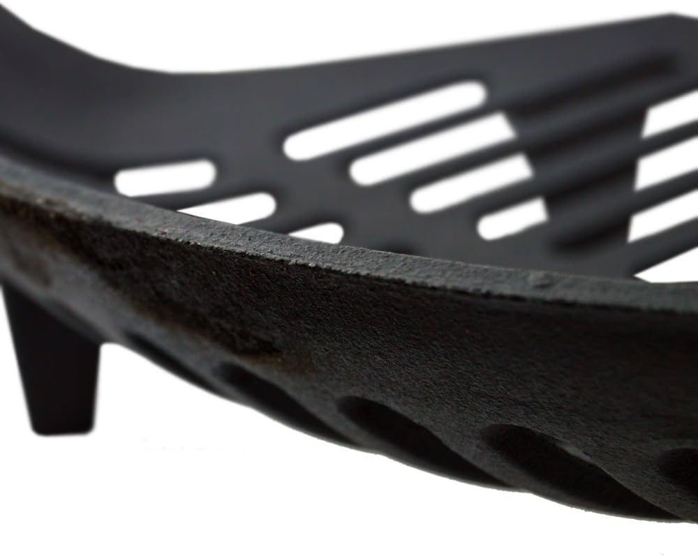 Black 18-Inch Cast Iron Fire Grate P4186