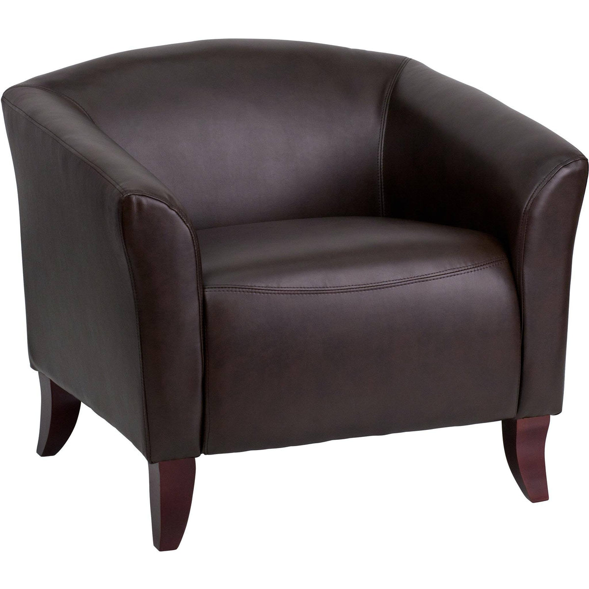 Brown Leather Chair J7498