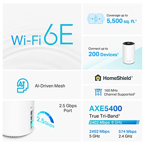 AXE5400 Tri-Band WiFi 6E Mesh System 2-Pack Z34579