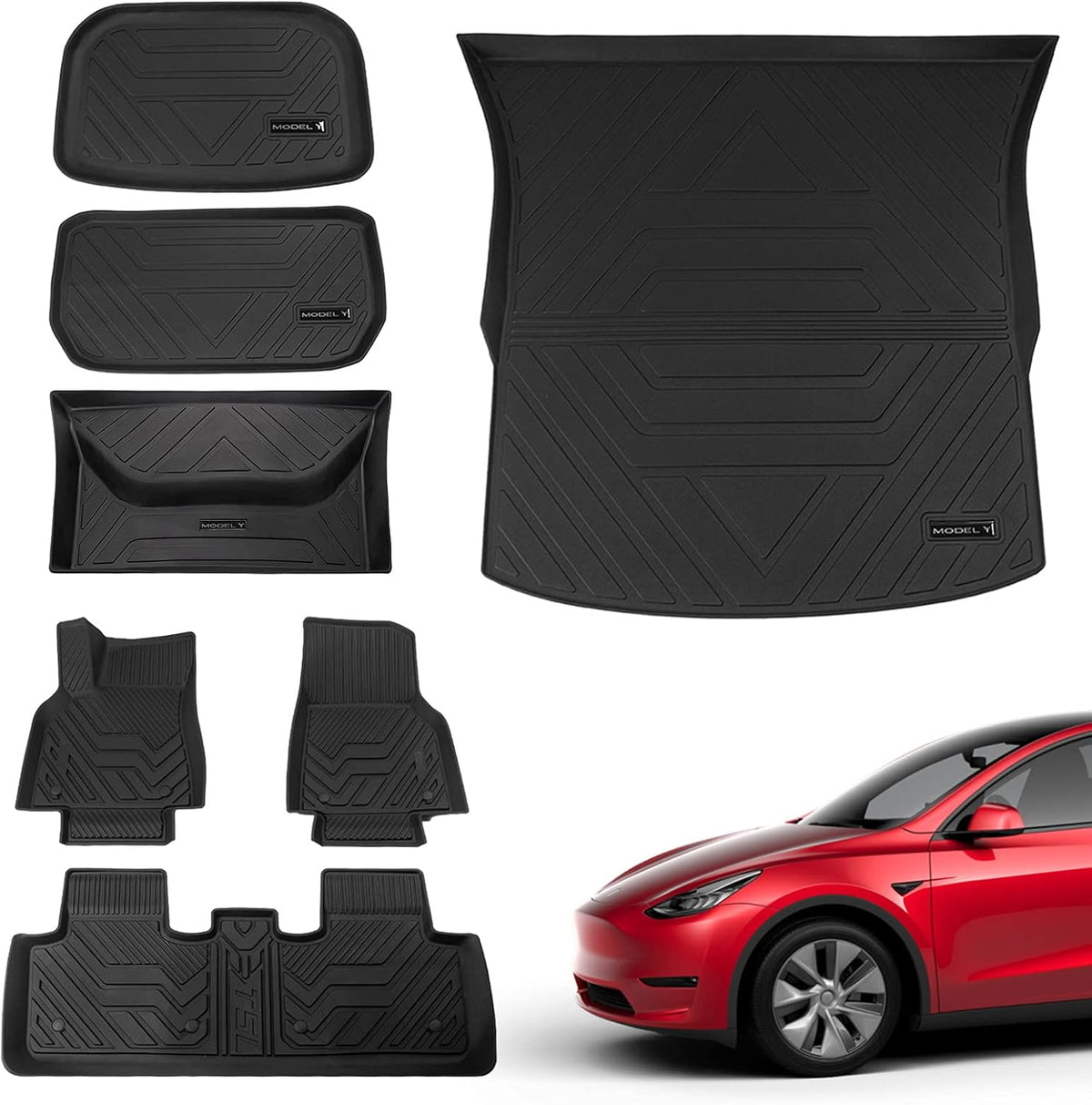 Tesla Model Y Trunk Mat Floor Mats Cargo Liner D1509
