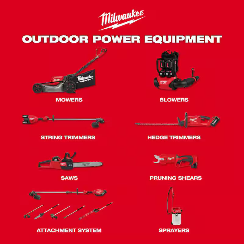 18V Cordless Pole Saw Kit with Hedger Attachment O317913