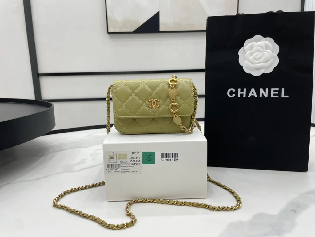 Distressed Green Women's Bags E514