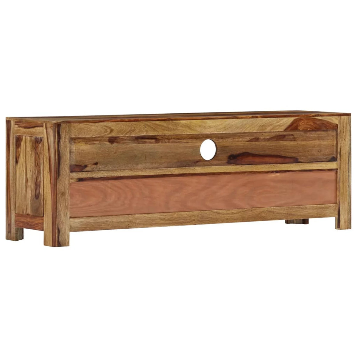 Sheesham Wood TV Stand with 3 Drawers S12685