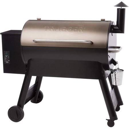 34 in Bronze Pellet Grill and Smoker C71246