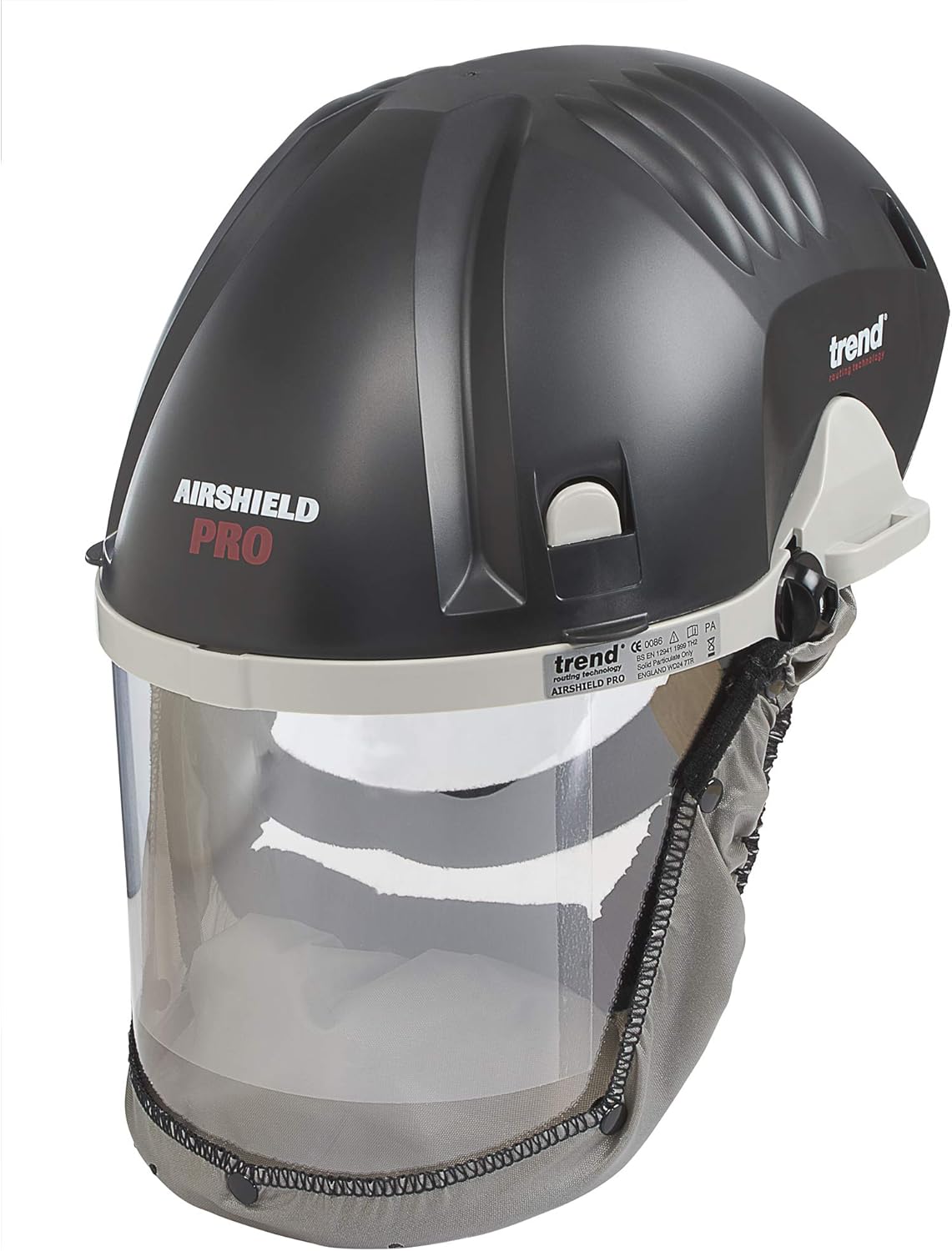 Battery Powered Air Circulating Airshield and Faceshield Dust Protector W444127