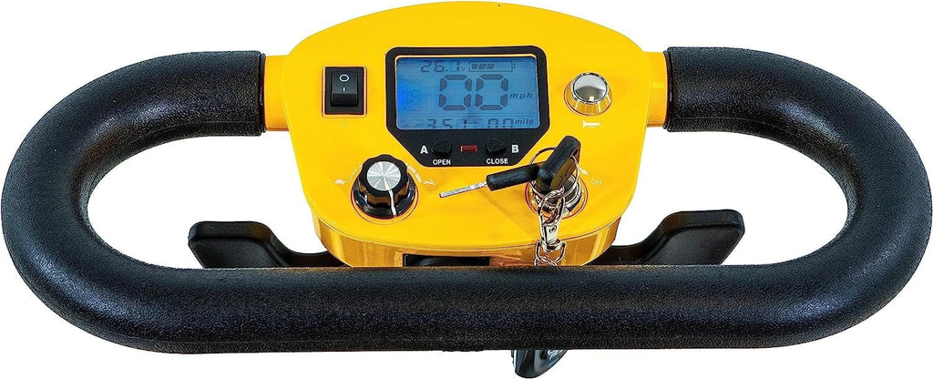 Yellow Automatic Folding Travel Scooter with Lightweight Lithium Battery T9106