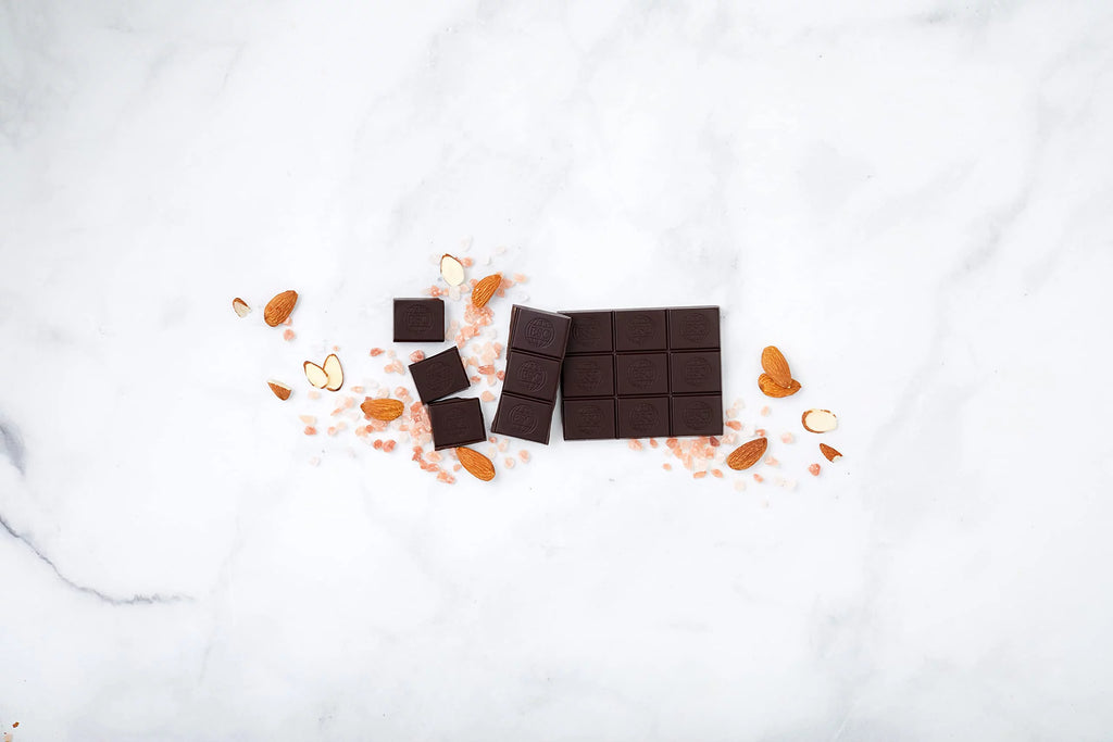 Dark Chocolate with Sea Salt & Almonds, 3 Ounce (Pack of 12) O511