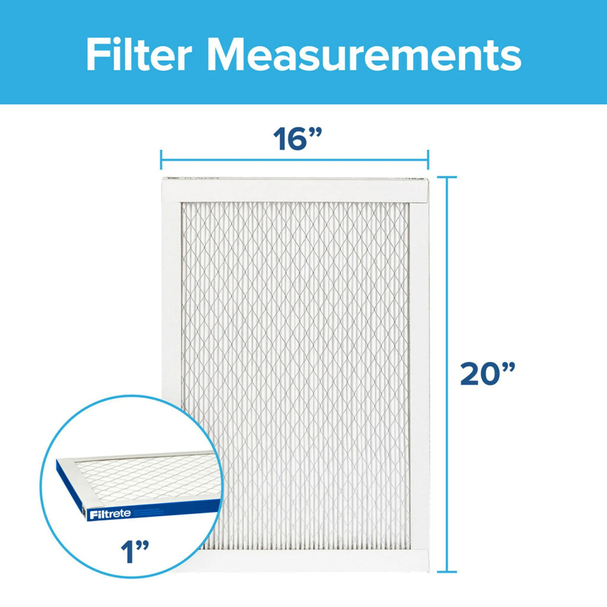 16x25x1 Air Filter V1145