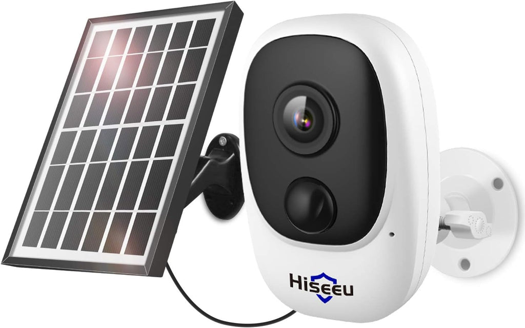 Solar Powered Floodlight Security Camera, 1080P, Color Night Vision, IP66 Waterproof H1057