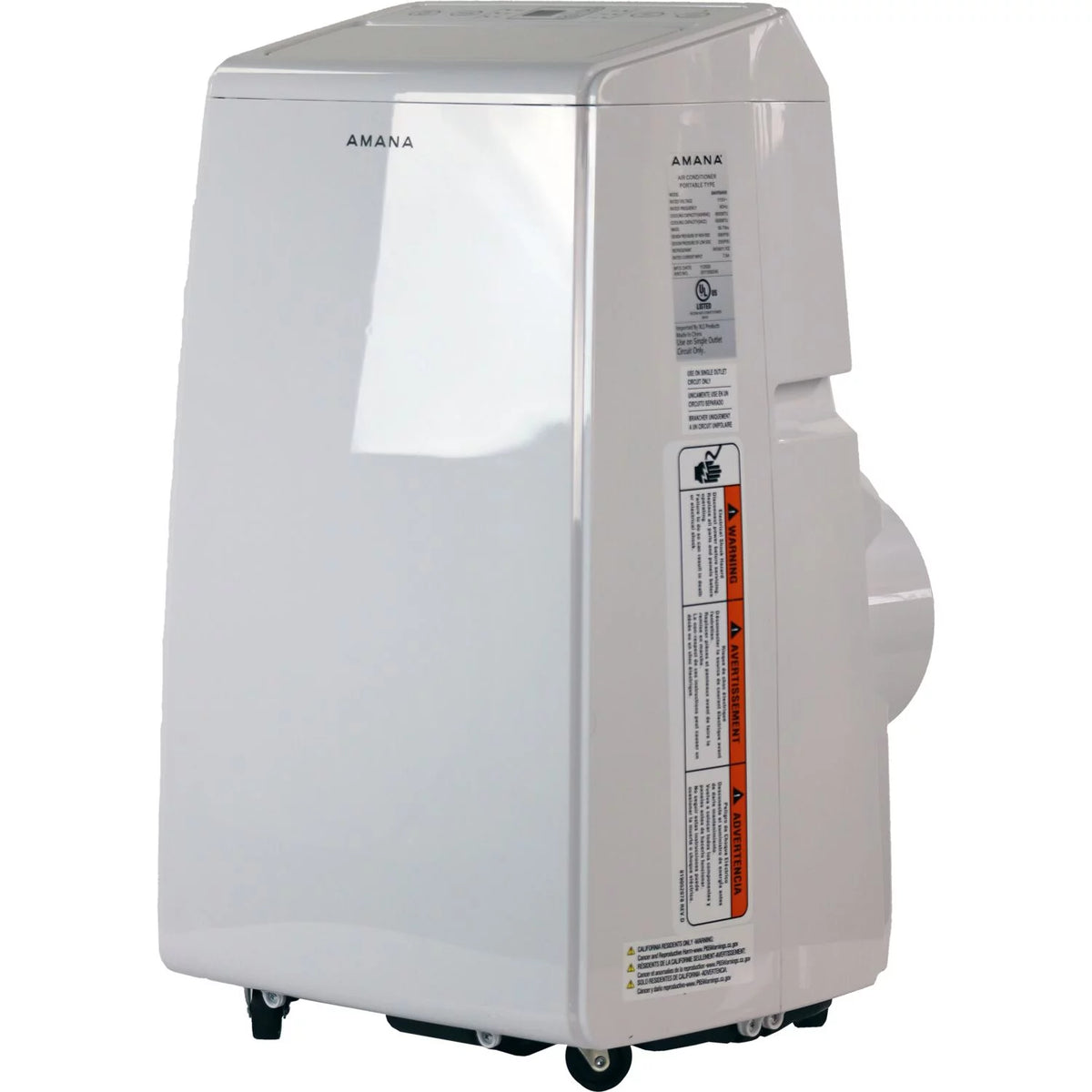 8000 BTU Portable Air Conditioner/Dehumidifier, White D898