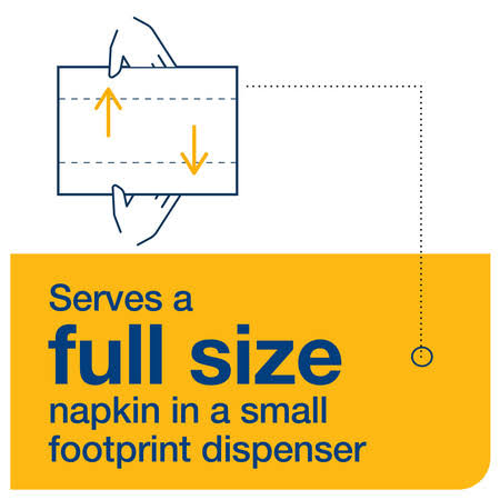 White 1-Ply Interfold Dispenser Napkins X888262