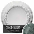 12 1/2 inch x 1 1/2 inch Ceiling Medallion, Hand-Painted O160