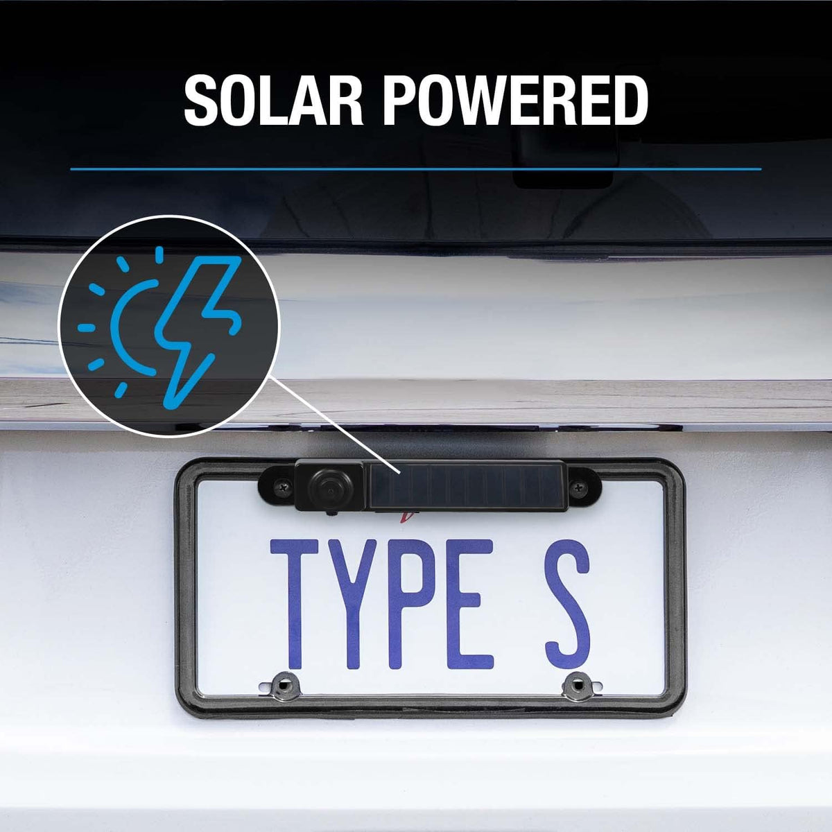 Solar Powered 1080p HD Backup Camera Y18748