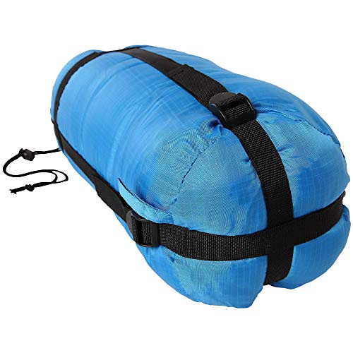 Arctic Blue Water Resistant Adventure Blanket with Compression Sack U39053