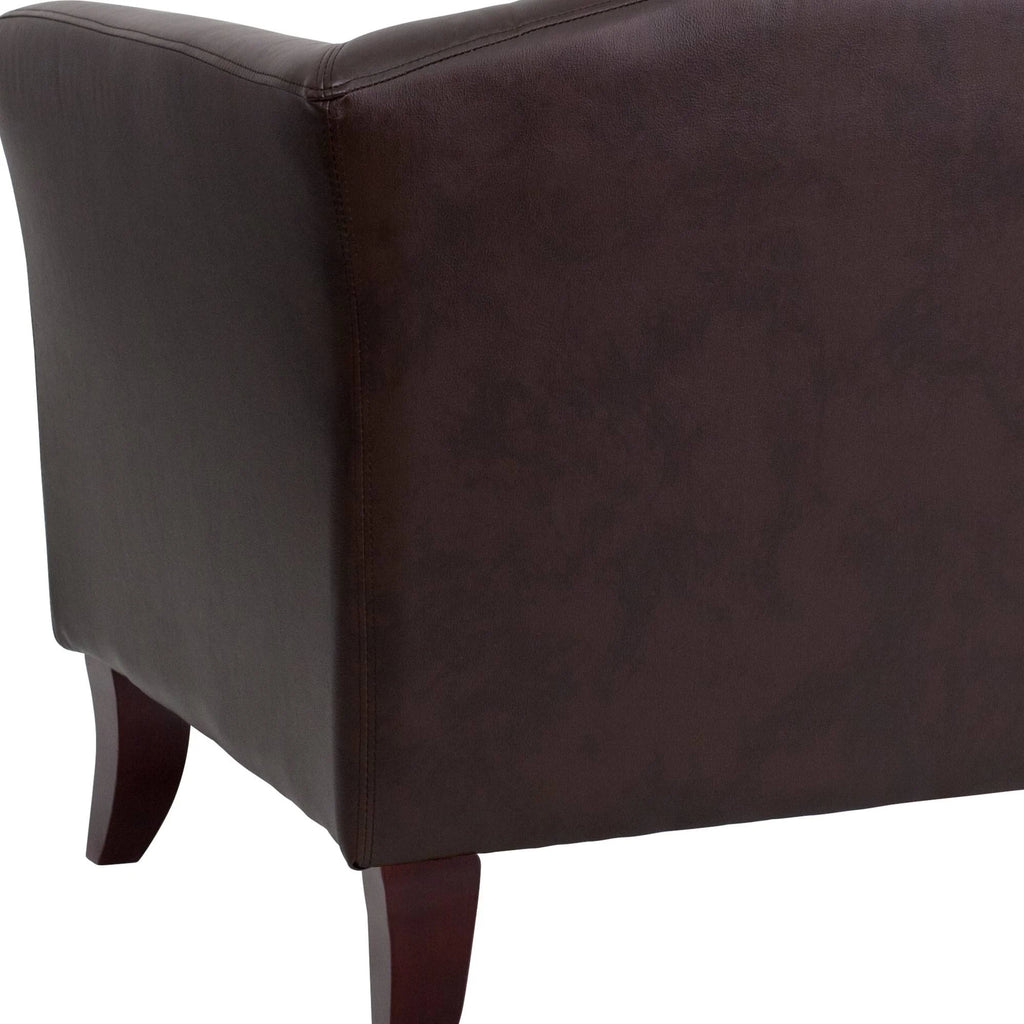 Brown Leather Chair J7498