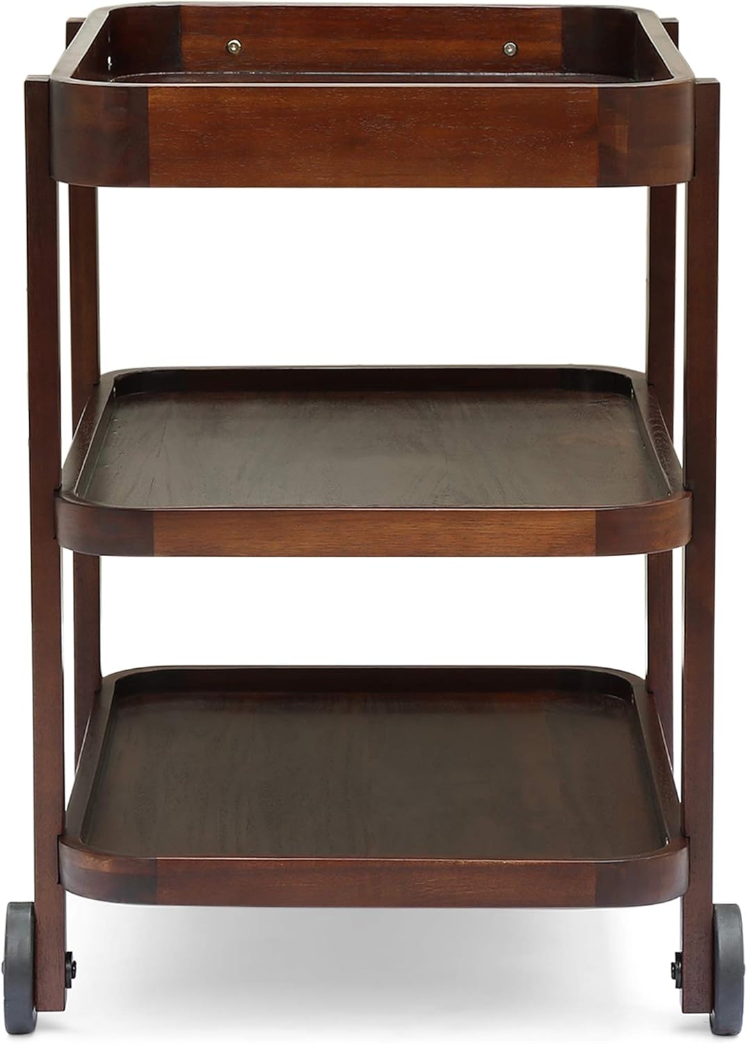 3-Tier Solid Acacia Wood Bar Cart B276