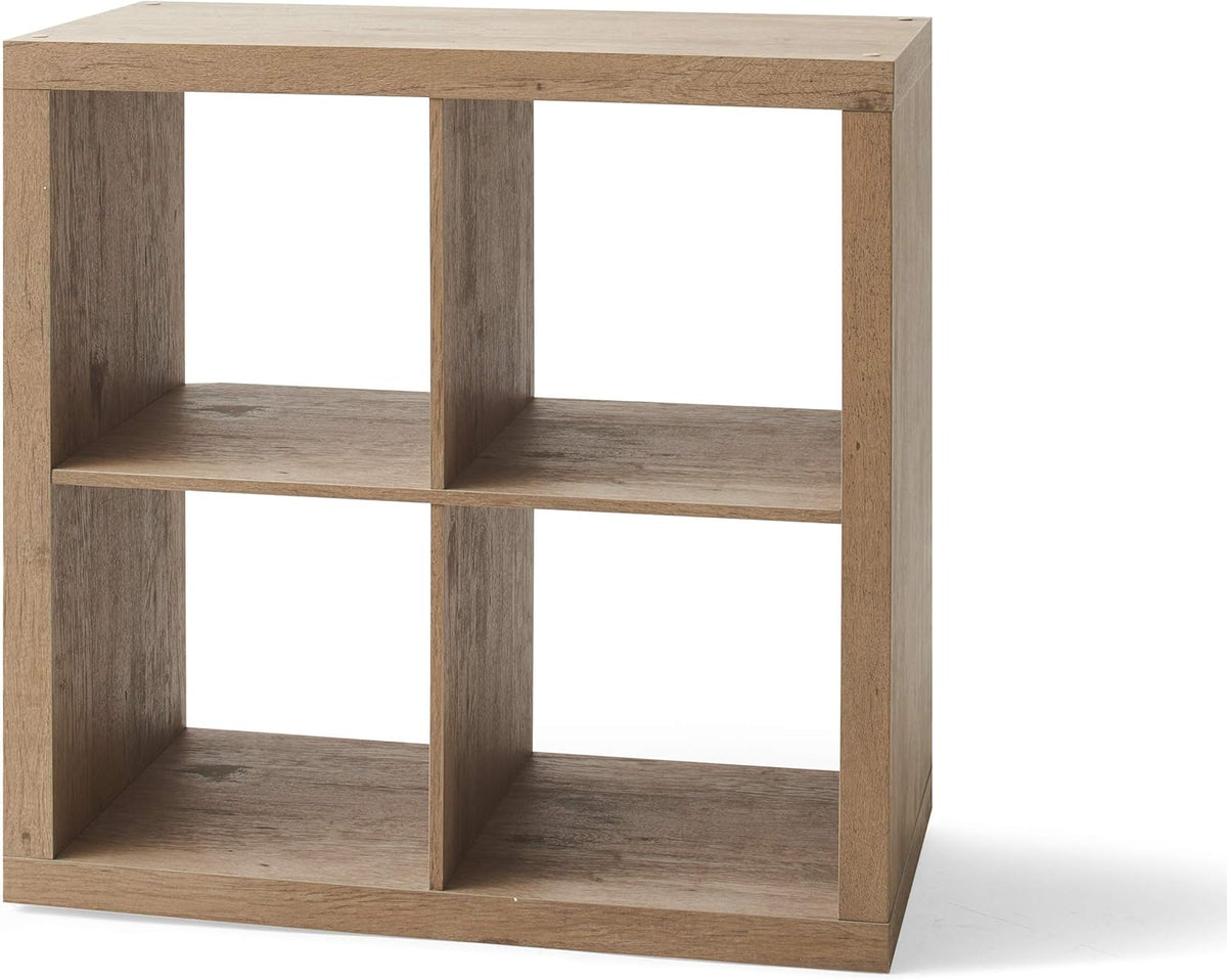 White 4-Cube Storage Cabinet Bookshelf P14985
