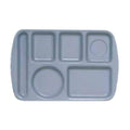 French Blue School Cafeteria Compartment Tray J91563