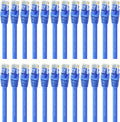 Cat 6 Ethernet Cable 3 ft 24-Pack Blue P2240