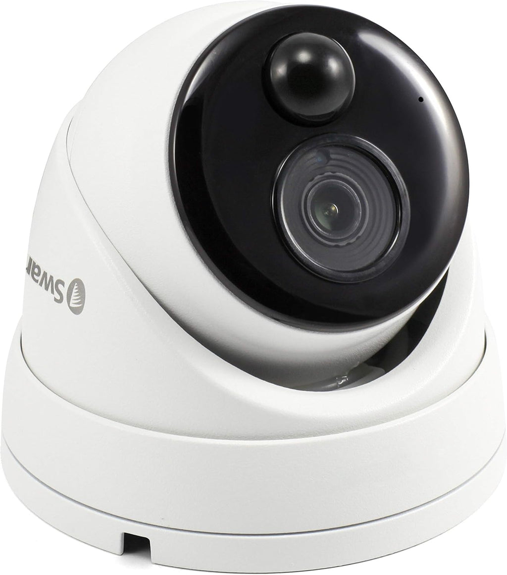 Wired PIR Dome Security Camera 4K HD Color Night Vision Indoor/Outdoor H212557