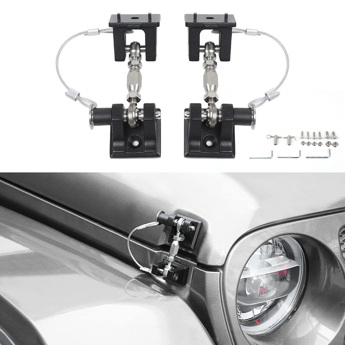 Aluminum Alloy Hood Latches Kit V453495