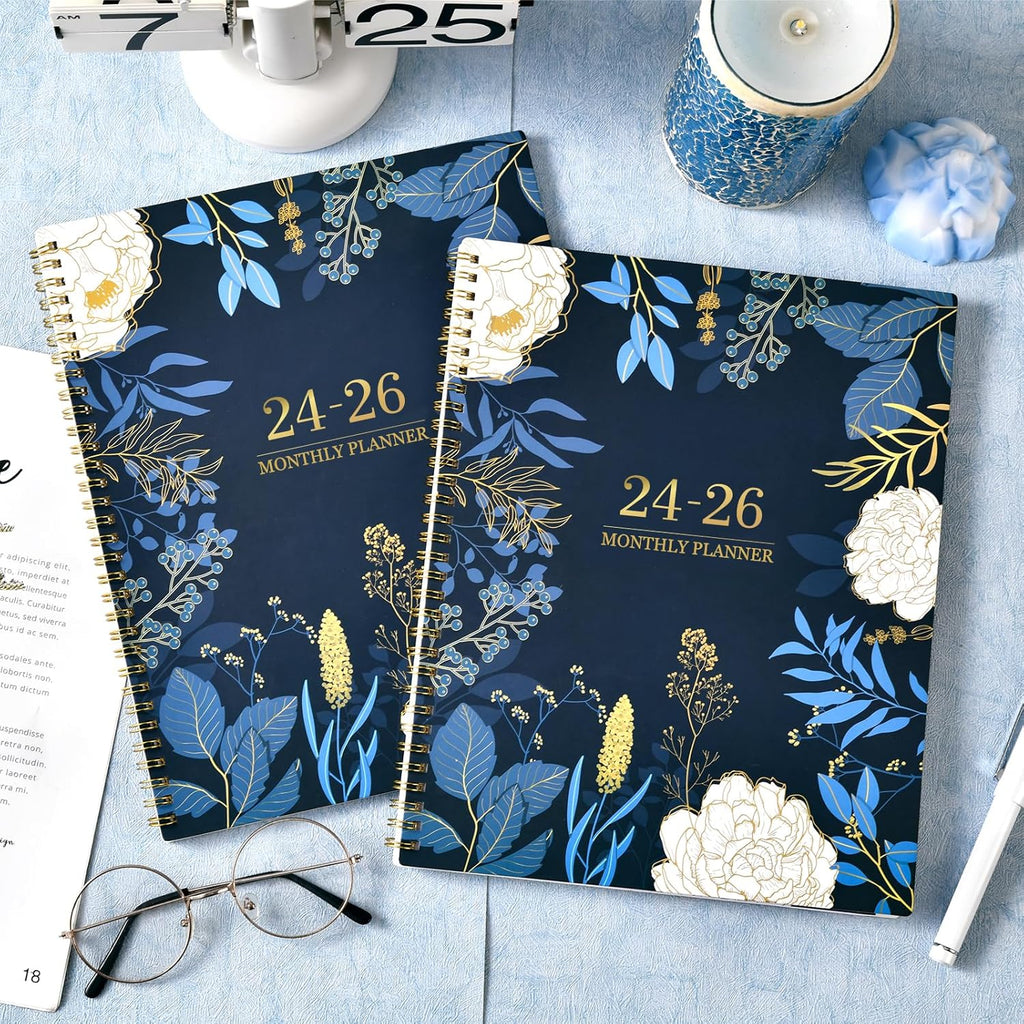 24 Month Monthly Planner, 11" x 9", Twin-Wire Binding M54191