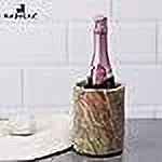 Handmade Marble Wine Chiller 5x5x6.5 Inch Z660